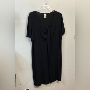 Just My Size Black midi dress